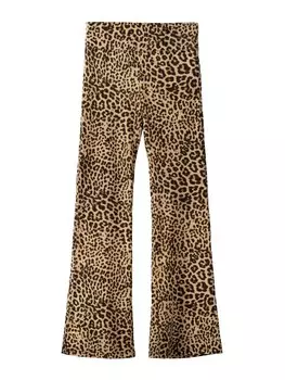 Расклешенные брюки Bershka, цвет Brocade