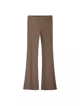 Расклешенные брюки Bershka, коричневый