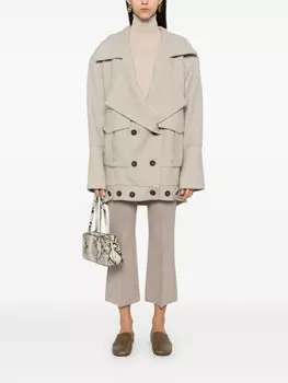 Расклешенные брюки Blanca Vita, серый