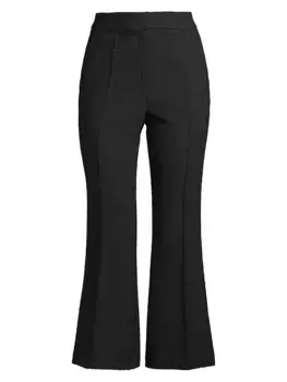 Расклешенные брюки букле Betsy Milly, черный