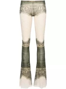 Расклешенные брюки Cartouche Jean Paul Gaultier, бежевый