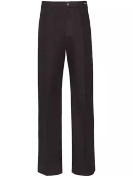 Расклешенные брюки чинос Ferragamo, черный