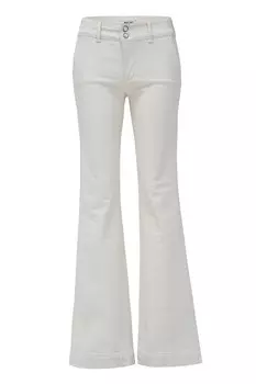 Расклешенные брюки чинос Salsa Jeans Secret, кремовый