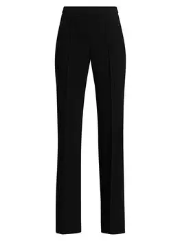 Расклешенные брюки Demitria Pull-On Theory, черный