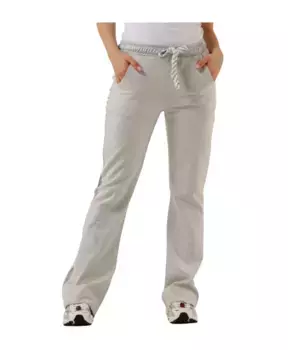 Расклешенные брюки джоггеры 10Days, серый