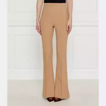 Расклешенные брюки Elisabetta Franchi, бежевый