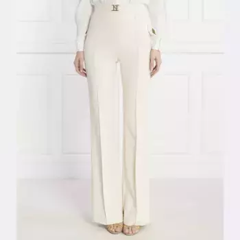 Расклешенные брюки Elisabetta Franchi, бежевый