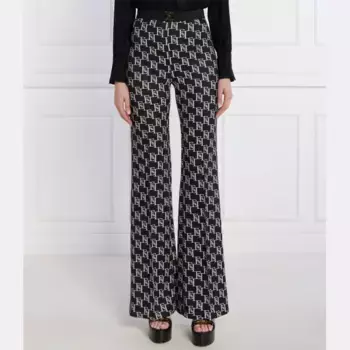 Расклешенные брюки Elisabetta Franchi, черный