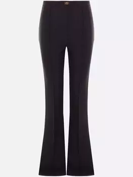 Расклешенные брюки Elisabetta Franchi, черный