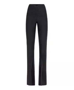 Расклешенные брюки F**K, черный