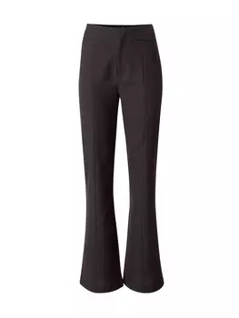 Расклешенные брюки Gina Tricot, пятнистый черный