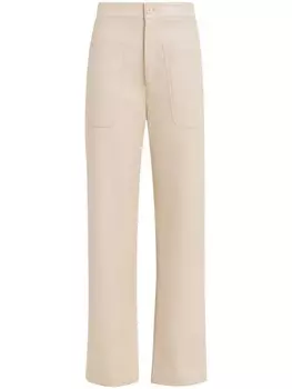 Расклешенные брюки Grate Essentiel Antwerp, нейтральный цвет