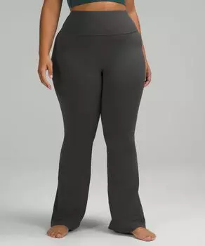 Расклешенные брюки Groove с очень высокой посадкой Lululemon, графитовый серый