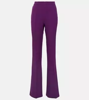 Расклешенные брюки halluana с высокой посадкой Safiyaa, фиолетовый