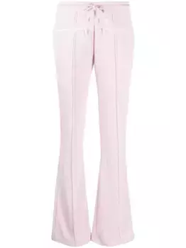Расклешенные брюки Interlock Courrges, розовый