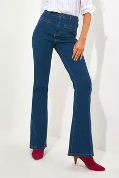 Расклешенные брюки из эластичного денима Joe Browns, синий