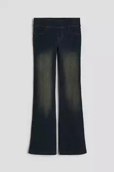 Расклешенные брюки из джерси H&M, синий