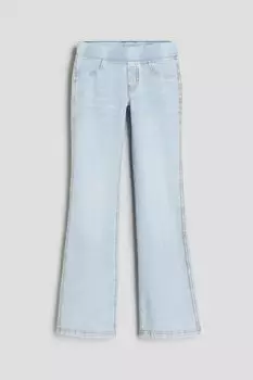 Расклешенные брюки из джерси H&M, синий