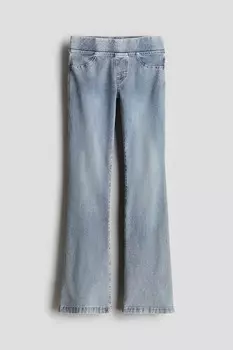 Расклешенные брюки из джерси H&M, синий