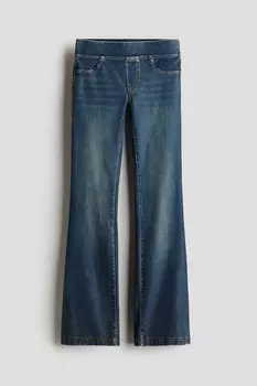 Расклешенные брюки из джерси H&M, синий