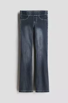 Расклешенные брюки из джерси H&M, синий