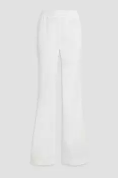 Расклешенные брюки из крепа BALMAIN, белый