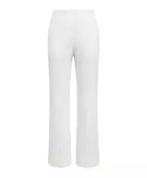 Расклешенные брюки из поплина стрейч Maliparmi, белый