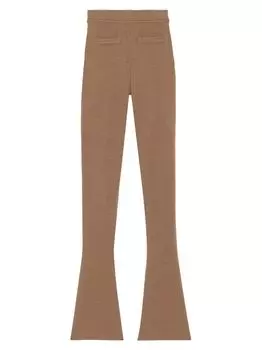 Расклешенные брюки из шерсти Saint Laurent