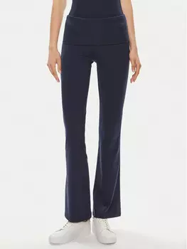 Расклешенные брюки из ткани Gina Tricot, синий