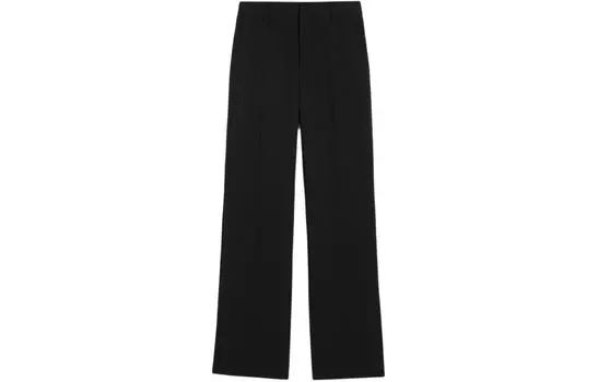 Расклешенные брюки из твила Ami Paris AMIPARIS, черный
