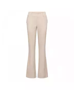 Расклешенные брюки из твила с карманами &Co Woman, бежевый