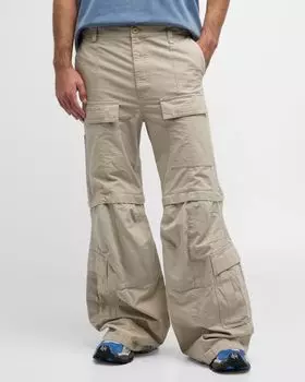 Расклешенные брюки карго Balenciaga, цвет 9509 New Beige