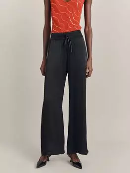 Расклешенные брюки Lulu Ghost, черный