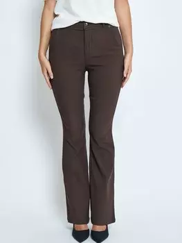 Расклешенные брюки minus Carma, коричневый