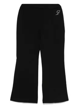 Расклешенные брюки Miss Blumarine, черный