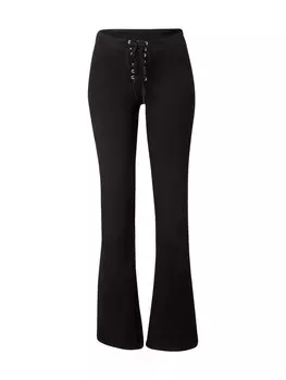 Расклешенные брюки Monki, черный