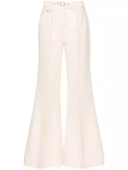 Расклешенные брюки Natura ZIMMERMANN, бежевый