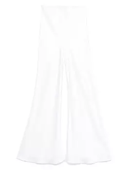 Расклешенные брюки Norma Kamali, белый