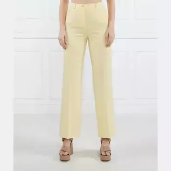 Расклешенные брюки Patrizia Pepe, желтый