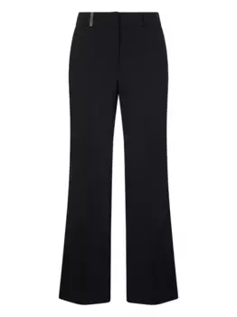 Расклешенные брюки Peserico, черный