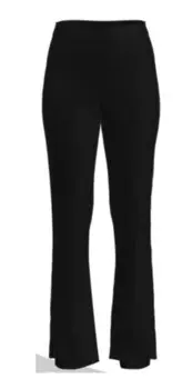 Расклешенные брюки PIECES Nala, черный