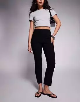 Расклешенные брюки River Island черного цвета