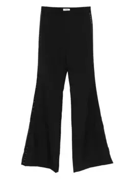 Расклешенные брюки с лампасами SANDRO, черный