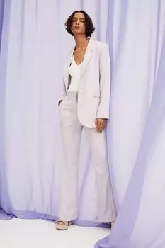 Расклешенные брюки с лиоцеллом H&amp;M, светло-фиолетовый