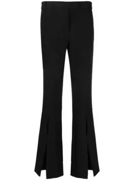 Расклешенные брюки с логотипом Versace Jeans Couture, черный