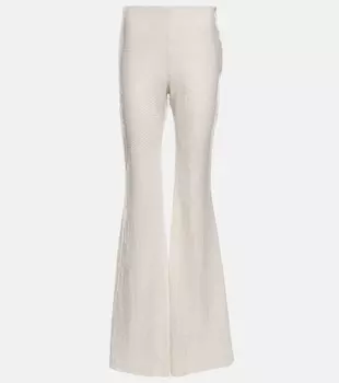 Расклешенные брюки с пайетками TALLER MARMO, белый