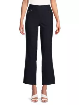Расклешенные брюки с плоской передней частью Nanette Nanette Lepore, цвет Nanette Navy