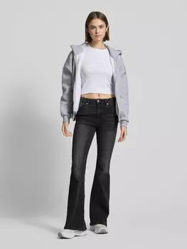 Расклешенные брюки с пятью карманами Review, черный