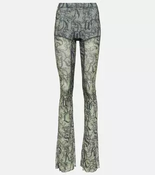 Расклешенные брюки с принтом halcyon Knwls, мультиколор