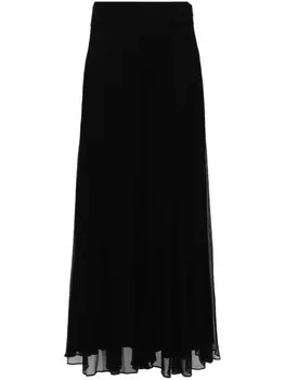 Расклешенные брюки с принтом ZIMMERMANN, черный